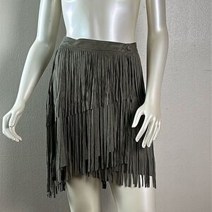 Women’s UMGEE soft fringe wrap skirt western fun medium M cowgirl